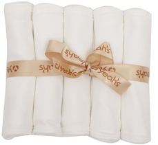 雅氏全棉针织尿片qz1262w 5条装白色针纺织品的贴心呵护